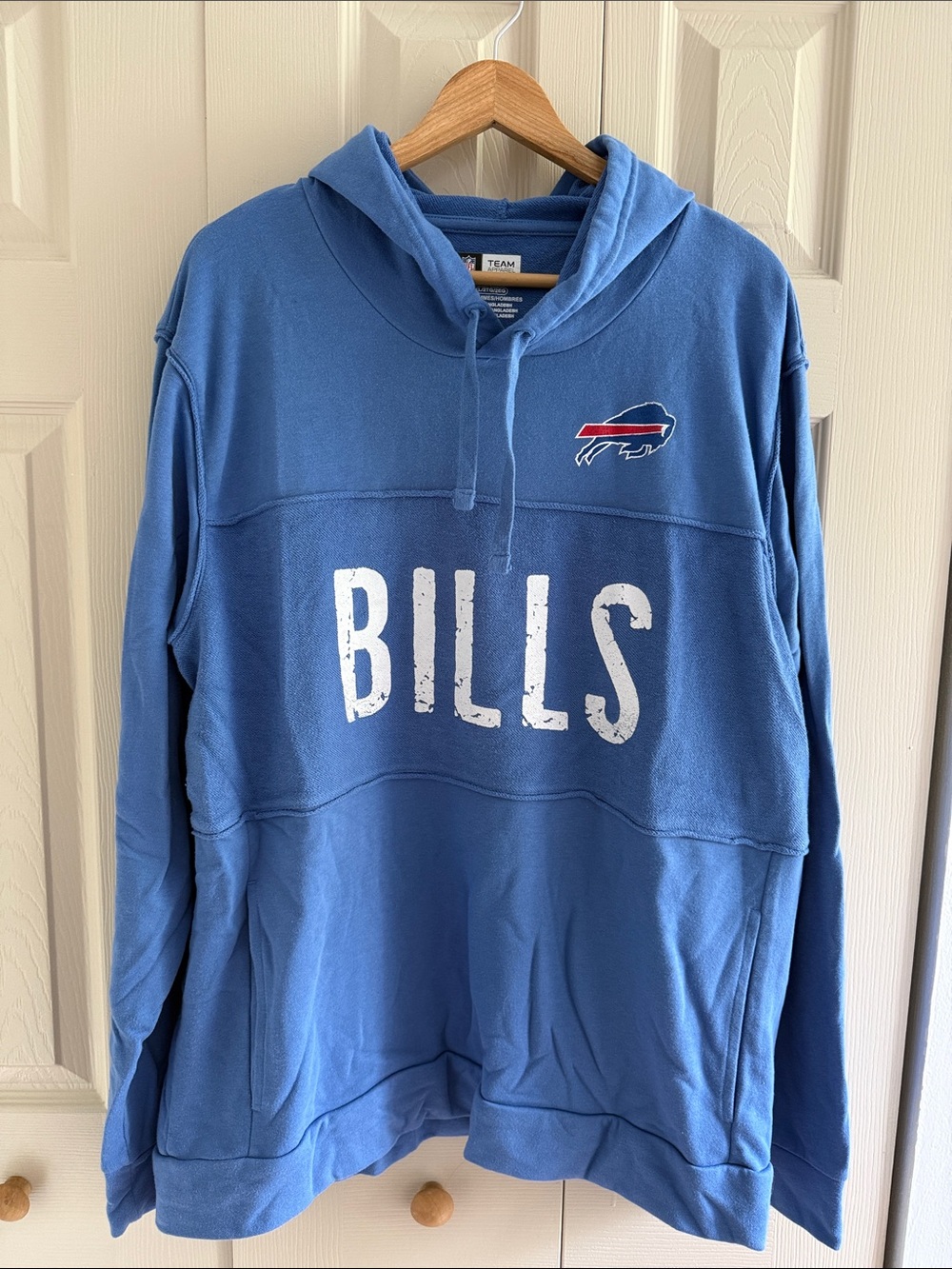 Buffalo Bills Blue Pullover Hoodie with Team Logo